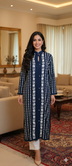 Modal Chikankari Kurta with all Over Chikankari Embroidery