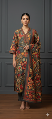 Pure Cotton Floral Print Suit