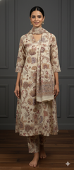 Pure Cotton Printed Suit